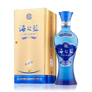 洋河 蓝色经典52度海之蓝480mL*6瓶 绵柔型白酒