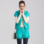 香影 时尚连帽羽绒马甲 3色可选