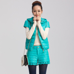 香影 时尚连帽羽绒马甲 3色可选