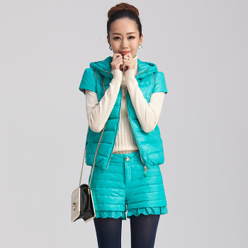 香影 时尚连帽羽绒马甲 3色可选