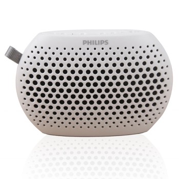 PHILIPS飞利浦 SBM100WHI插卡音箱 白色+赛尔贝尔耳机