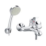 MOEN摩恩 95132EC沐淋浴花洒套装 冷热两出水龙头