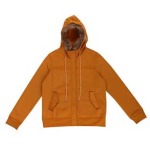 Meters Bonwe美特斯邦威 女压字印花复合面料针织开衫卫衣214556