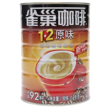 Nestle雀巢咖啡原味1+2罐装1200g