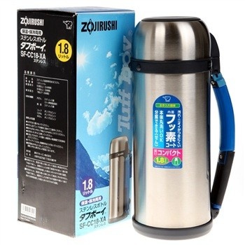 ZOJIRUSHI象印 1.8L不锈钢带把手真空保温壶SF-CC18-XA