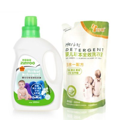 玲瑶 婴儿草本有效洗衣液(1000ml+500ml)