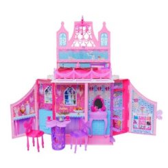 Barbie芭比 Y6855蝴蝶仙子与精灵公主之甜甜屋+泳镜