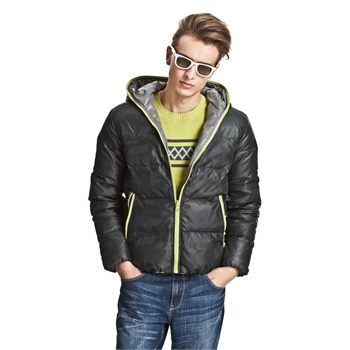 Meters/bonwe 美特斯邦威 男士时尚双面拉链羽绒服238134