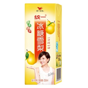 统一 冰糖雪梨箱装 250ml*24盒