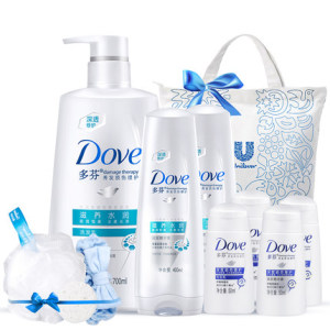 Dove 多芬 洗发乳700ml+精华素400ml*2+沐浴3件套+洗发乳50ml*2+发膜护发素50ml*2