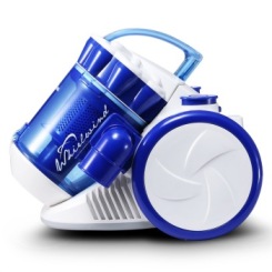 Deerma德尔玛 DX198E无耗材迷你旋风吸尘器(蓝色)