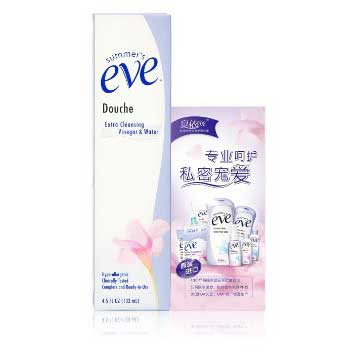 Summer's Eve 夏依 醋水冲洗液133ml(3支装)+赠Summer's Eve 夏依 洗护三日装(5ml敏感洗液*3+3片普通型湿巾)