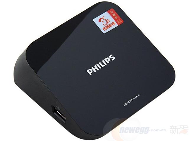 PHILIPS飞利浦 HMP4500/93 高清媒体播放器 黑色
