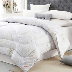 南极人 超柔欧式磨绒印花被芯加厚棉被 亲肤双人被5斤被子 200*230cm