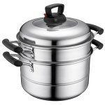 ASD爱仕达 可调压复底三层蒸锅QV1528
