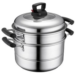 ASD爱仕达 可调压复底三层蒸锅QV1528