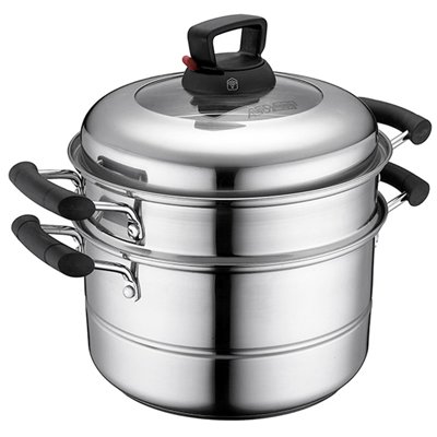 ASD爱仕达 可调压复底三层蒸锅QV1528