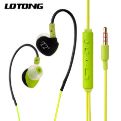 乐彤 T2入耳式运动耳机 重低音跑步手机线控音乐挂耳带麦通话耳塞