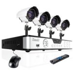 ZMODO智美达 4路安防监控套装ZMD-KDA4-BARCZ4ZP(黑+银色)