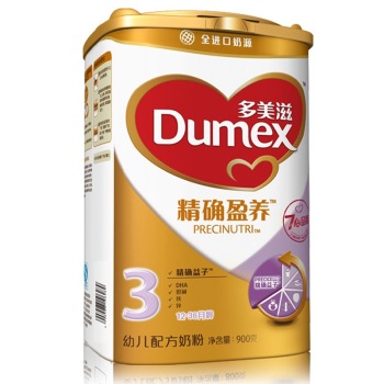 Dumex多美滋 精确盈养幼儿配方奶粉 3段(12-36个月幼儿适用) 900克