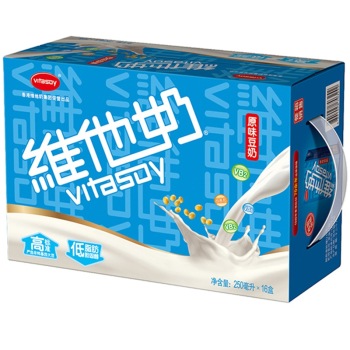 维他奶 原味豆奶250ml*16盒 整箱*4件