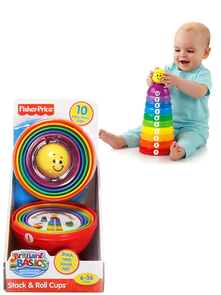 Fisher Price 费雪 玩具 层叠彩虹杯K7166