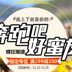 促销活动:顺丰优选 多款进口蜂蜜 奔跑吧好蜜友 蜂狂继续