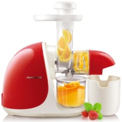 Joyoung九阳 JYZ-E92营养果蔬原汁机 时尚红色 精瓷螺杆榨汁机