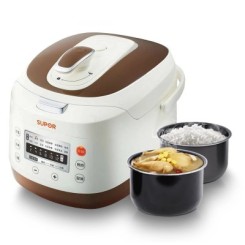 supor苏泊尔 CYSB50FD9-100 电压力锅 5L一锅双胆