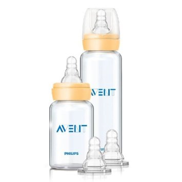 飞利浦AVENT新安怡 标准口径玻璃奶瓶 新生儿套装SCD803/01