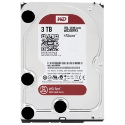 WD西部数据 红盘 3TB SATA6Gb/s 64M 台式机硬盘 WD30EFRX