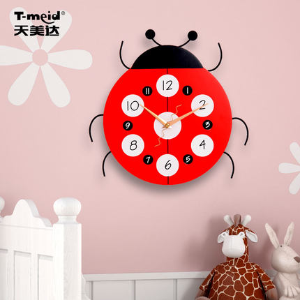 天美达 创意挂钟 时尚卡通壁挂钟