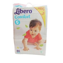 Libero丽贝乐 婴儿纸尿裤 超大包装5号 L80片(10-16kg)尿不湿