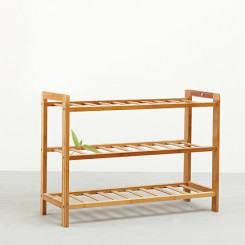 政竹 楠竹鞋架子 多层宿舍创意实木收纳防尘简易鞋柜