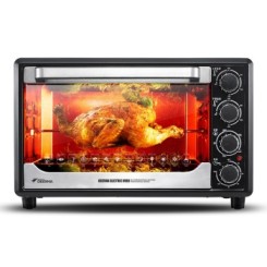 Deerma德尔玛 EO320S 高端不锈钢 家用多功能 32.8L大容量 上下独立温控 六管发热 全温型电烤箱