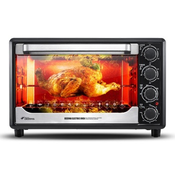 Deerma德尔玛 EO320S 高端不锈钢 家用多功能 32.8L大容量 上下独立温控 六管发热 全温型电烤箱