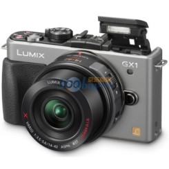 Panasonic松下 DMC-GX1XGK 微型可换镜头单反套机(X 14-42mm)银色
