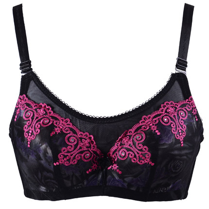 红豆 正品蕾丝文胸 聚拢调整型裹胸 防走光收副乳感内衣 4色可选