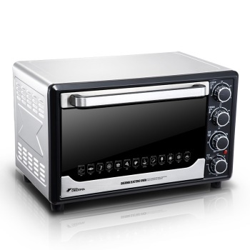 Deerma德尔玛 EO320S 高端不锈钢 家用多功能 32.8L大容量 上下独立温控 六管发热 全温型电烤箱