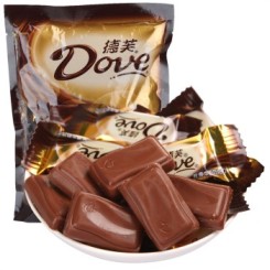 Dove德芙 丝滑牛奶巧克力 袋装516g+赠 星河MilkyWay 牛轧糖夹心牛奶巧克力 180g