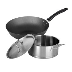 GLADIR戈兰帝尔 GT22C3汤炒锅具两件套(30cm炒锅+22cm汤锅)