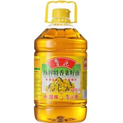 鲁花 压榨特香菜籽油 4L 非转基因