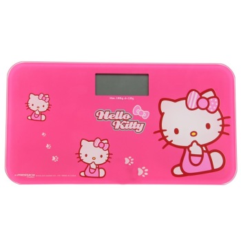 Hello Kitty 凯蒂猫 迷你型电子秤 高精确健康秤 宝宝体重秤 家用人体称 HBF30855