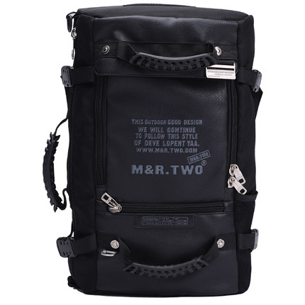 M&R.Two 超大容量户外双肩包 男休闲旅行背包