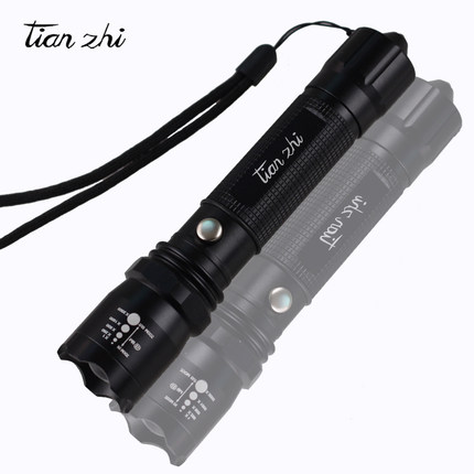 天支 T11强光手电筒 远射可充电防水家用迷你小手电