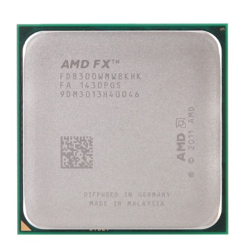 AMD FX系列八核 FX-8300盒装CPU (Socket AM3+/3.3GHz/16MB缓存/95W/WITHOUT FAN)