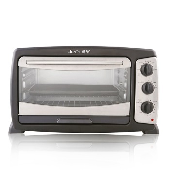 Deer德尔 DR3033 不锈钢烤箱 电烤箱 黑色 28L