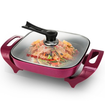 Royalstar荣事达 HG160H 韩式电火锅电热锅电炒锅电煮锅 多功能家用不粘锅