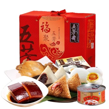五芳斋 福聚五芳礼盒 年货卤味熟食组合装 1440g