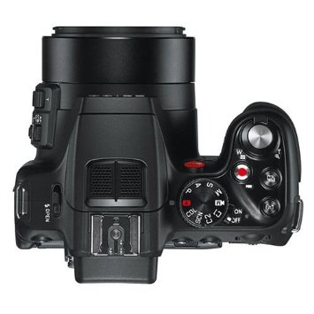 Leica徕卡 V-Lux4 长焦数码相机 (1210万像素/24X光学变焦/25-600mm/F2.8恒定光圈大变焦镜头)黑色